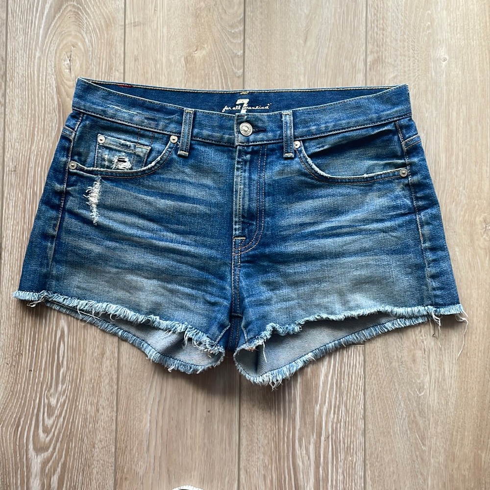 7 For All Mankind Jean shorts